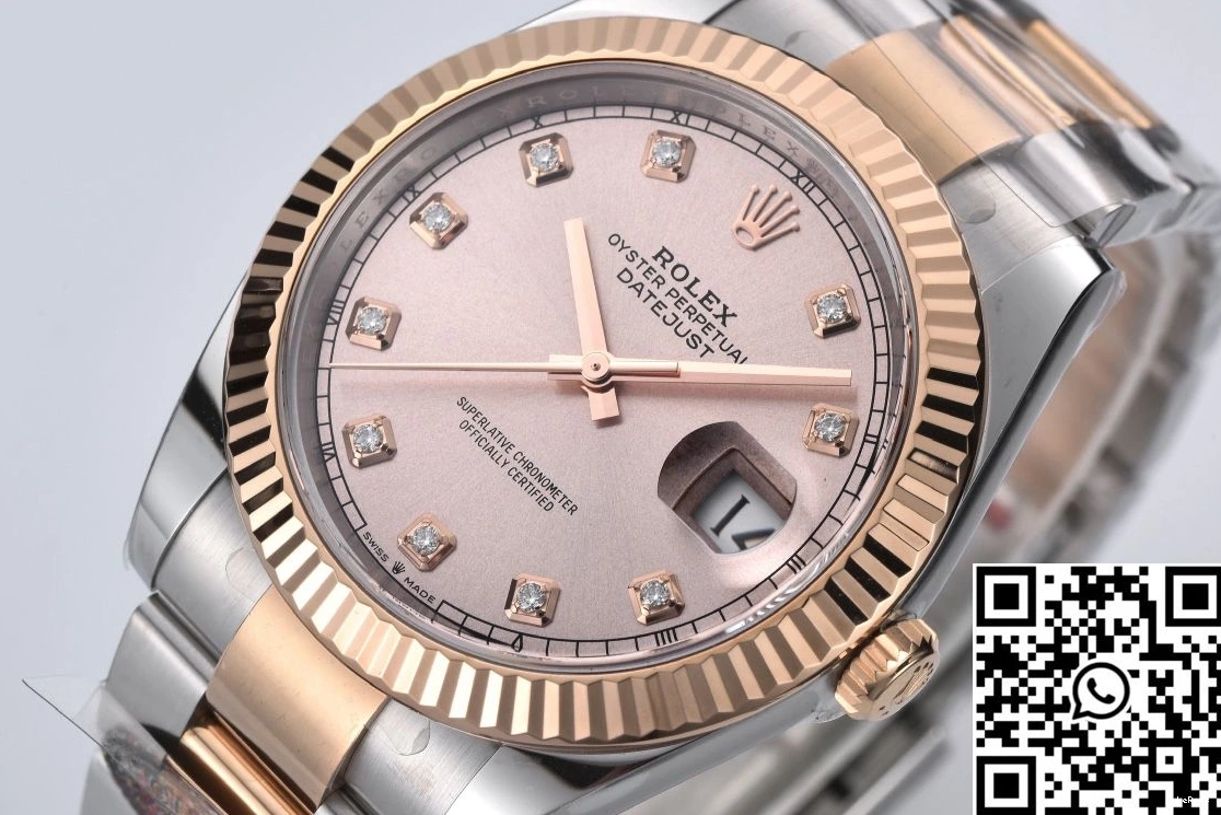 Clean Factory Dial Datejust M126331-0003 Pink Rolex 0204
